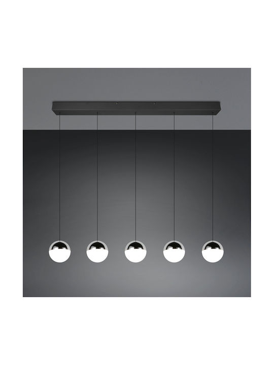 Trio Lighting Senta Deckenleuchte Silber
