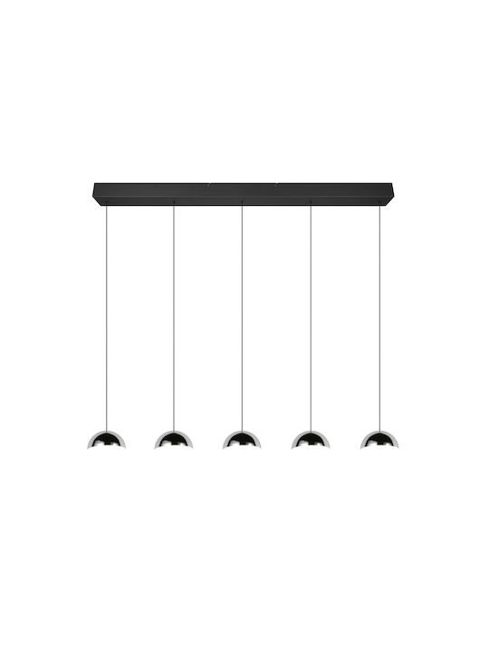 Trio Lighting Senta Deckenleuchte Silber