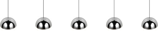 Trio Lighting Senta Silver Ceiling Light