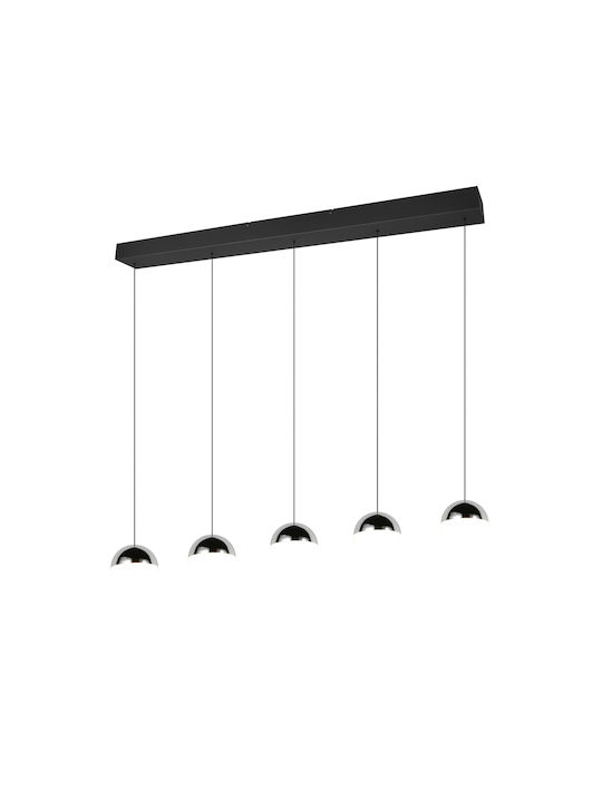 Trio Lighting Senta Deckenleuchte Silber