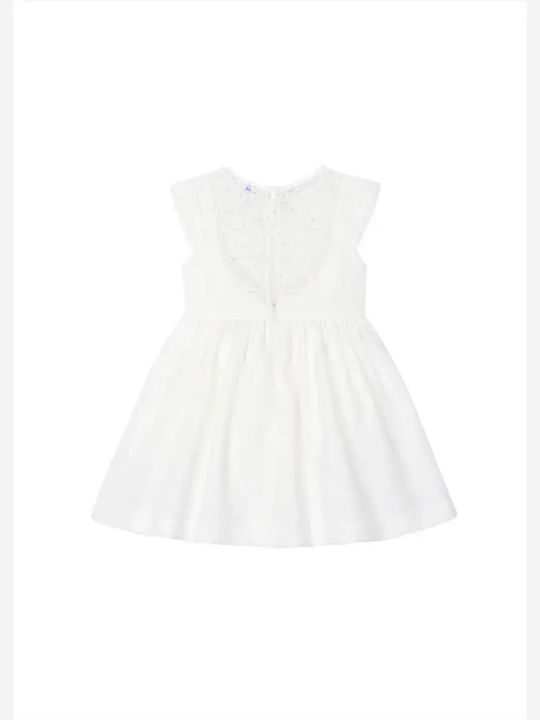 Children's Dress Sleeveless Tulle Ecru