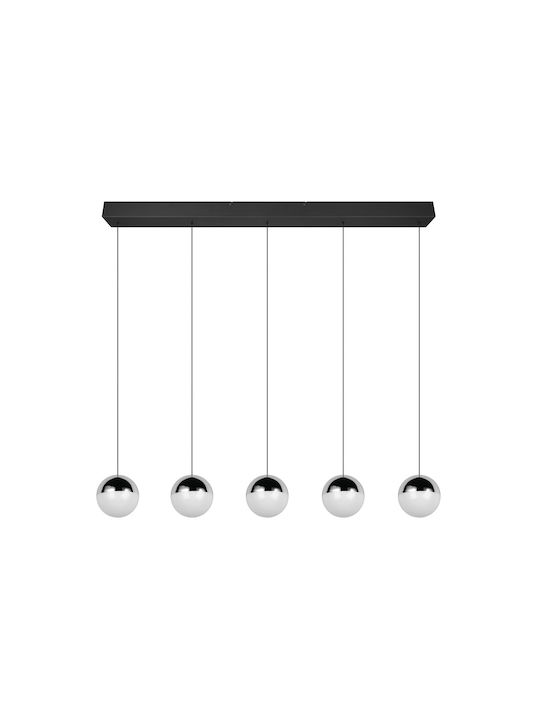 Trio Lighting Senta Deckenleuchte Silber