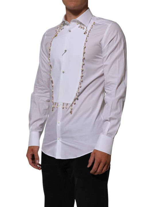 Dolce & Gabbana Slim-Fit-Hemd Gold