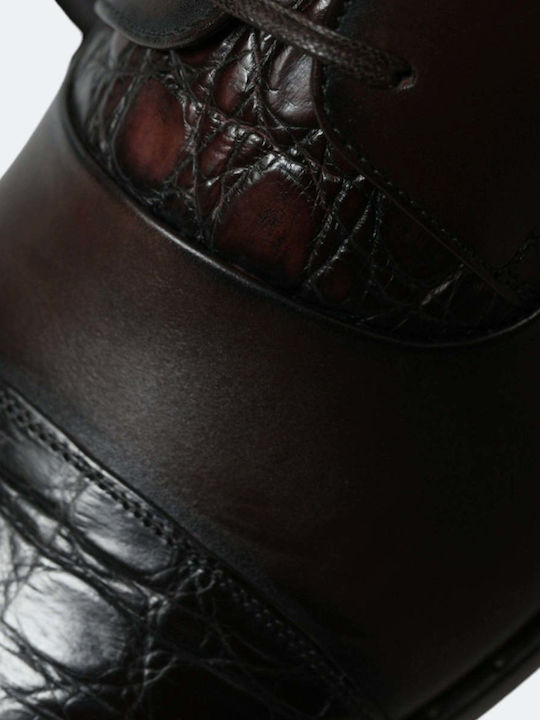 Dolce & Gabbana Δερμάτινα Ανδρικά Casual Παπούτσια Καφέ