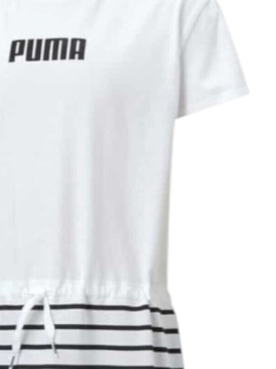 Children's Dress Short Sleeve White