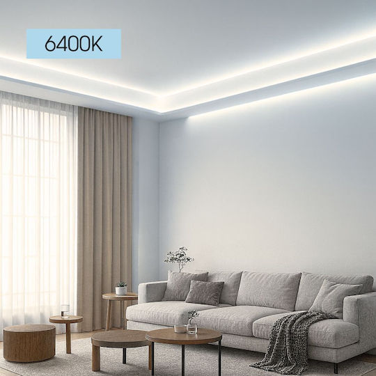 Vivalux LED Strip 24V Warm White Light 5m COB Type with Power Supply