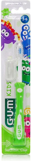 GUM Kids 901 Детска Четка За Зъби За 3+ Години Зелен
