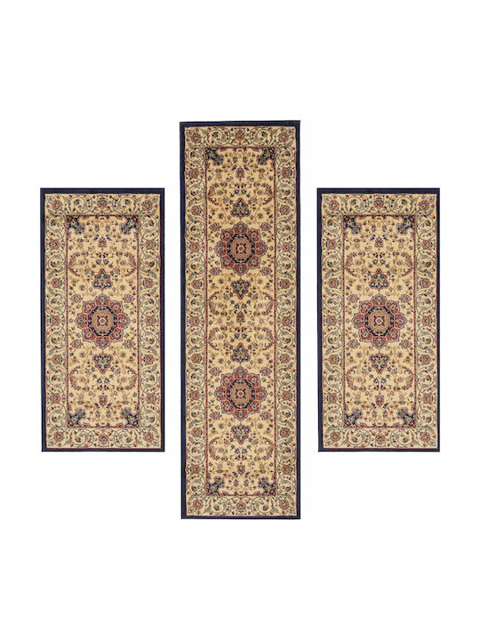 Isexan 1912 Wohnzimmer Teppich Rechteckig Beiges 50x80cm