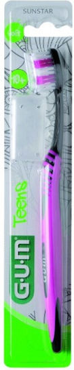 GUM Teens 904 Παιδική Οδοντόβουρτσα για 10+ Χρονών Μωβ / Μαύρο