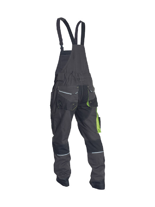Cerva Work Coverall with Dungarees Gray