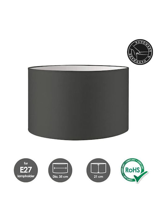 Bling Modern Lampshade 35 Anthracite Fabric Lampshade Fabric Socket E27 Floor Lamp Table Lamp