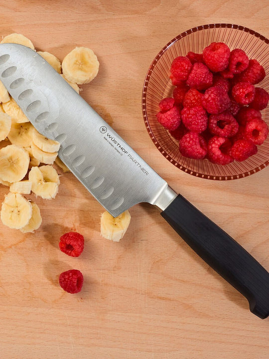 Wusthof Partner Μαχαίρι Santoku από Ανοξείδωτο Ατσάλι 17cm