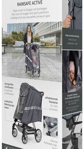 Reer Rezistent la apă Cărucior Gri