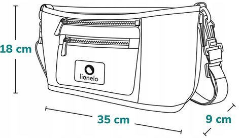 Lionelo Tasche Kinderwagen Gray