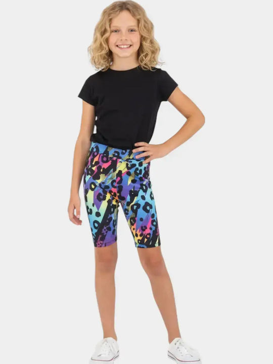 Kids Legging Cycling Short Purple