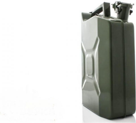 Kraftstoffkanister Metallisches Grünes 10 Lt Military Style