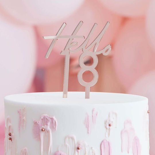 Hello 18 Διακοσμητικό Γλυκών για Party