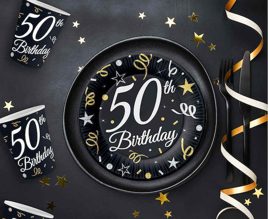 50th Birthday Ποτήρι για Party 6τμχ