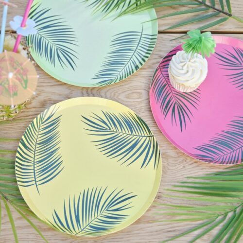 Phoenix Plate for Party 8 Pieces (Various Colors)