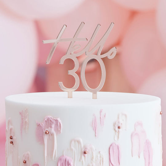 Hello 30 Διακοσμητικό Γλυκών για Party