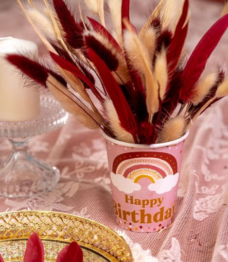Boho Ποτήρι για Party 8τμχ