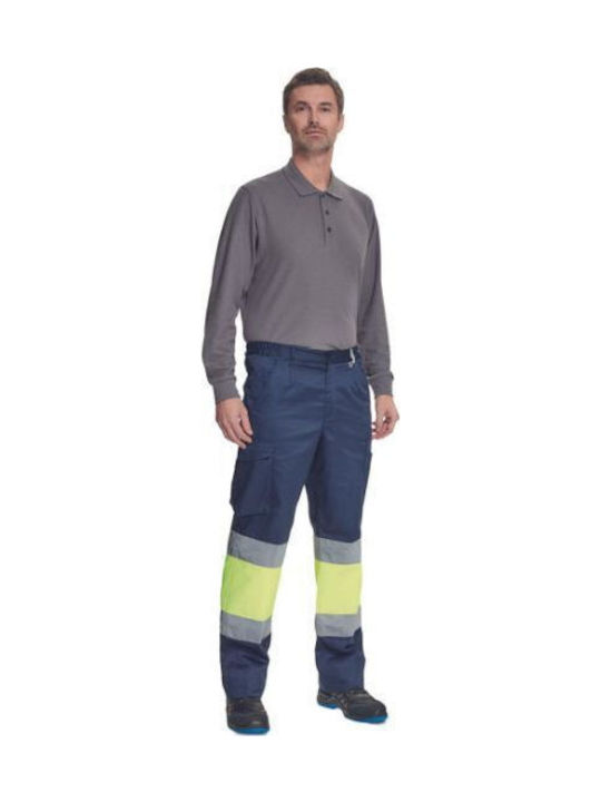 Cerva Bilbao Pantaloni De Lucru Reflectorizanți Galbeni