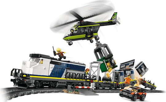 LEGO Building Blocks Police Train Heist for 7+ Years 1313 Pieces