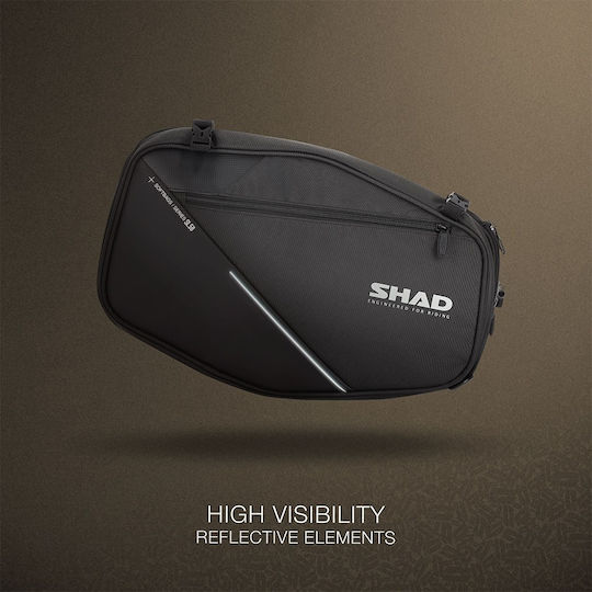 Shad Σαμάρι Μοτοσυκλέτας 24lt σε Μαύρο Χρώμα