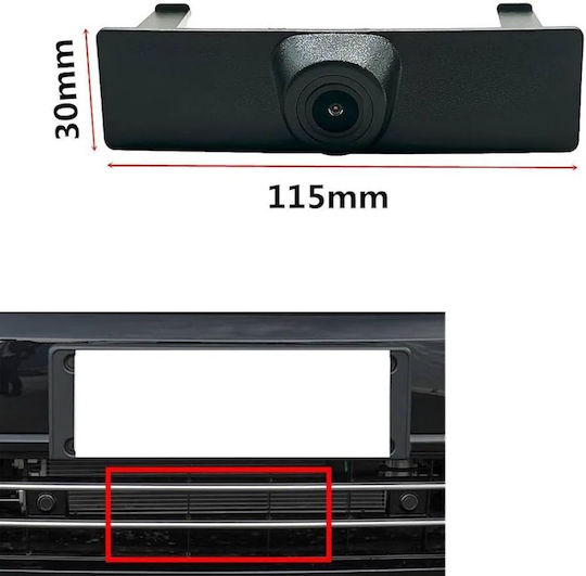 Digital Iq Camera Qs8241 Ahd-ntsc Front Camera Vw Tiguan Mod 2016-2024