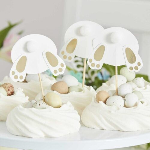 Bunny Tail Toothpicks 6 Pcs