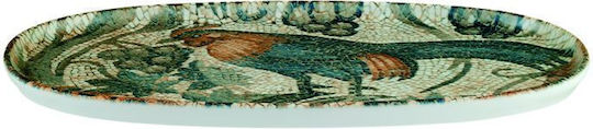 Bonna Mesopotamia Serving Platter Oval Made of Porcelain Multicolour 30x15cm