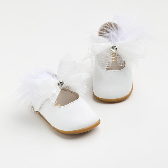 Ever Kid White Baptism Pumps