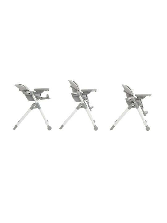 Joie Mimzy Recline Αναδιπλούμενο Καρεκλάκι Φαγητού 2 in 1 με Ρυθμιζόμενο Ύψος Hazelnut