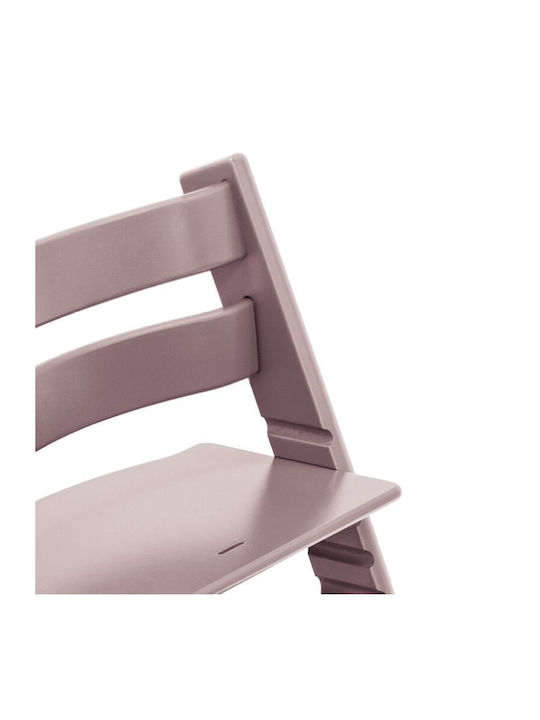 Stokke Tripp Trapp Baby Highchair With Adjustable Height Heather Mauve