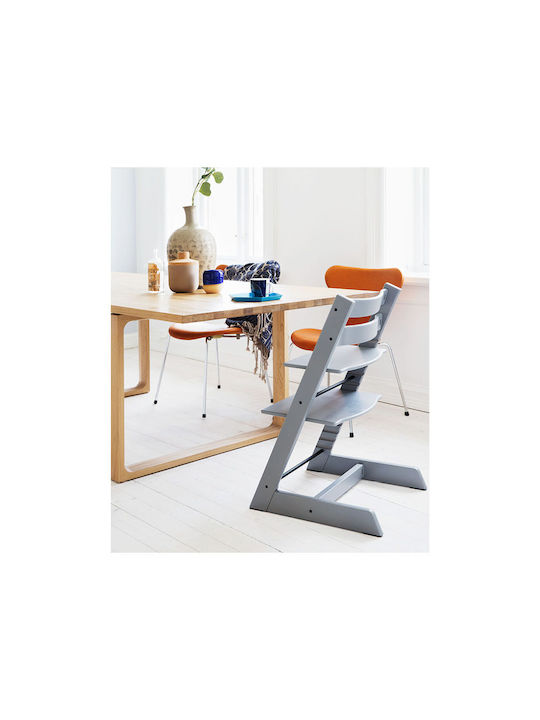 Stokke Tripp Trapp Καρεκλάκι Φαγητού με Ρυθμιζόμενο Ύψος Storm Grey