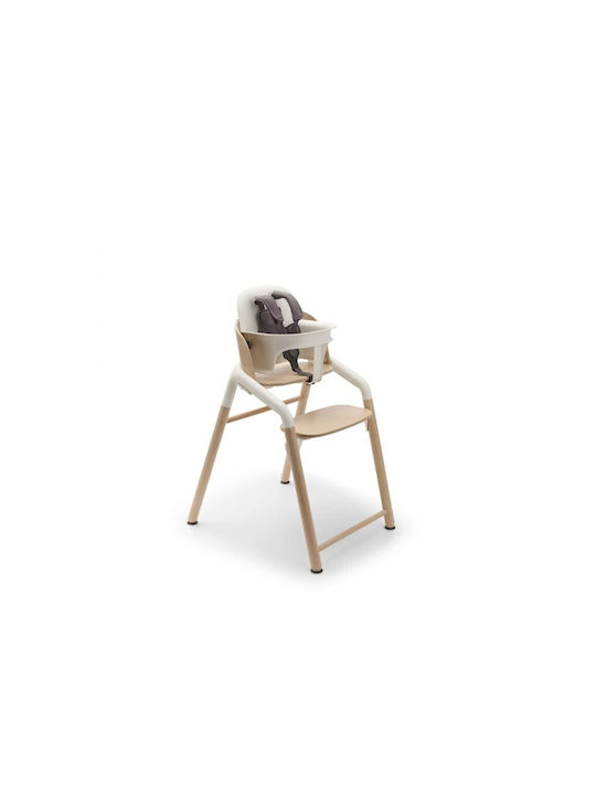 Bugaboo Giraffe Baby Highchair Neutral Wood White
