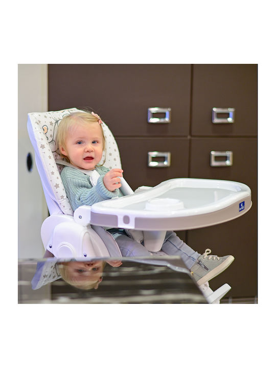 Lorelli Felicita Foldable Baby Highchair with Adjustable Height Beige