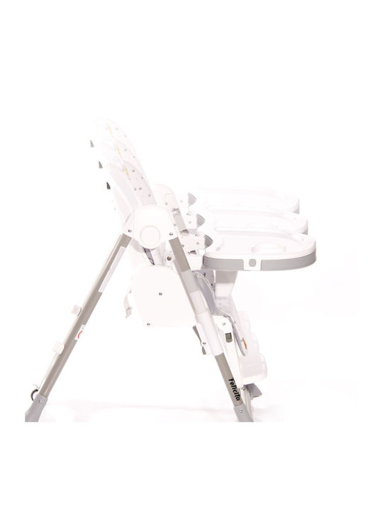 Lorelli Felicita Foldable Baby Highchair with Adjustable Height Beige