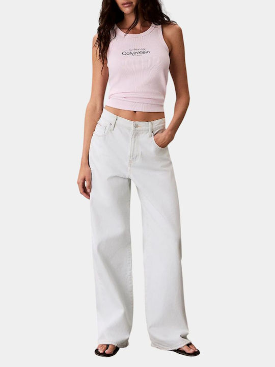 Women's Cotton Sleeveless Blouse Lightpink
