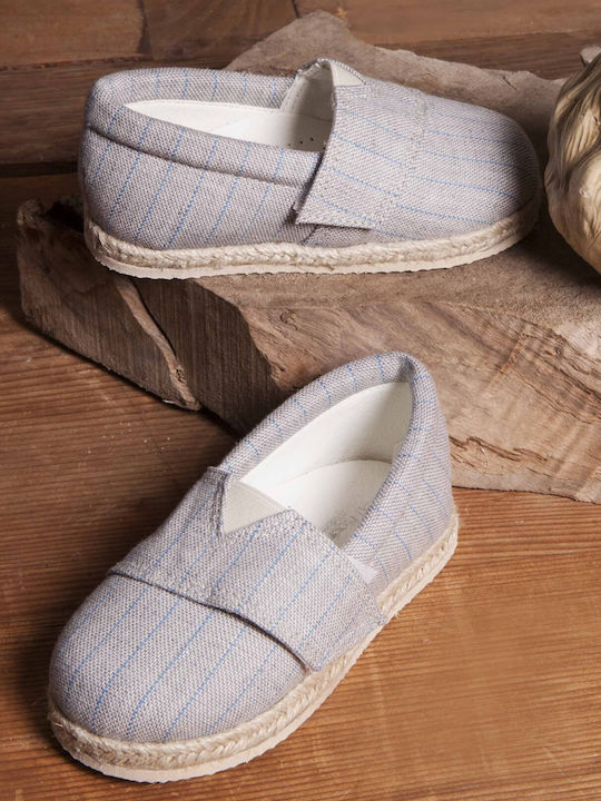 Baby Bloom Christening Fabric Espadrilles Light Blue
