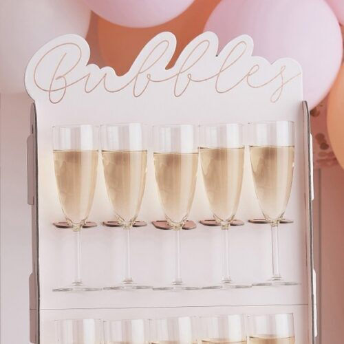 Ροζ Prosecco Wall – Σταντ Ποτήρια Σαμπάνιας