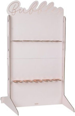 Ροζ Prosecco Wall – Σταντ Ποτήρια Σαμπάνιας