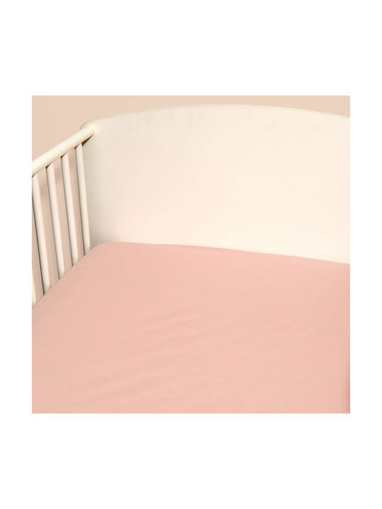 Baby Oliver Rosa 80x110cm Baby Bettlaken