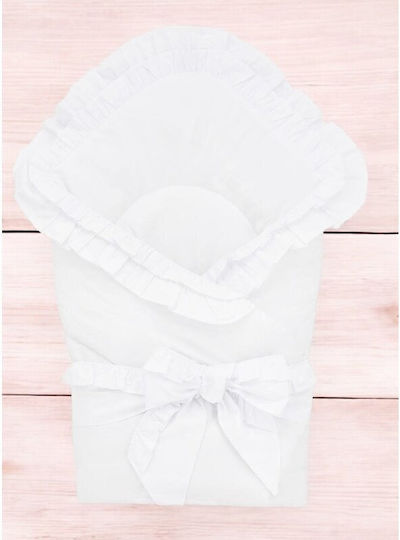 MimiNu Blanket Nursery Swaddling Blankets White White 75x75cm