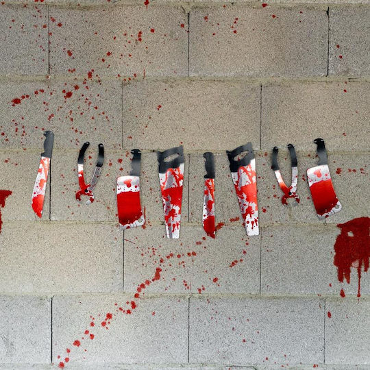 Bloody Knives Garland 3 Meters