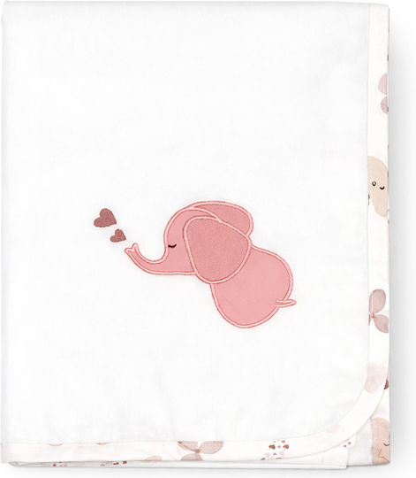 Baby Star Flanell-Wickeltuch 85x85cm.