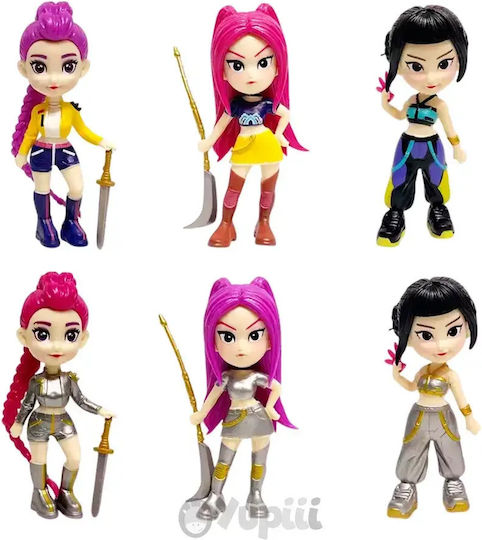 Mohicans Black Line Doll Set K-Pop Demon Hunters