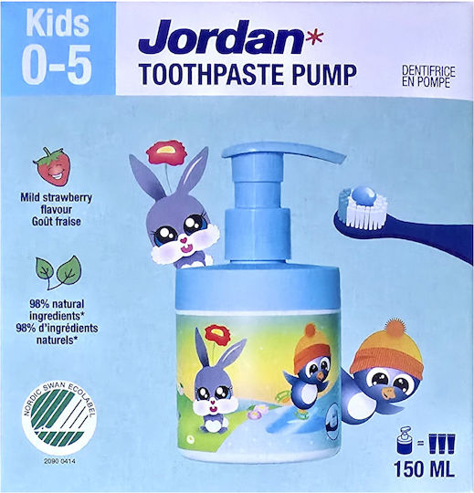 Jordan Junior Children's Toothpaste with Strawberry Flavor 150ml