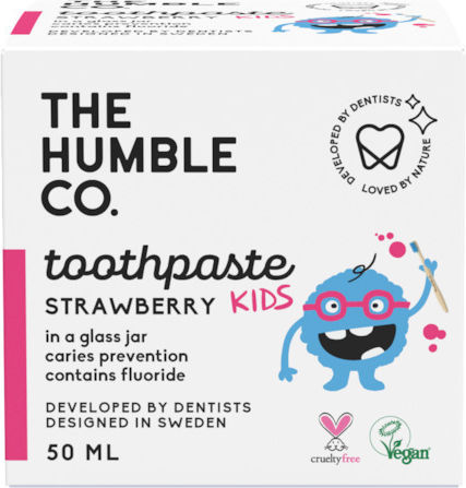 The Humble Co. Baby-Zahnpasta Für 2+ Jahre Mit Geschmack Erdbeere 50ml