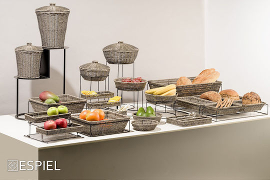 Espiel Buffet Display Stand Metallic